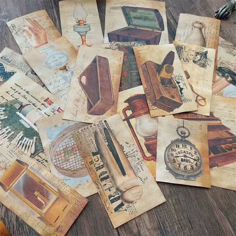 Vintage Antiques Hand-Dyed Paper -19Pcs each pack