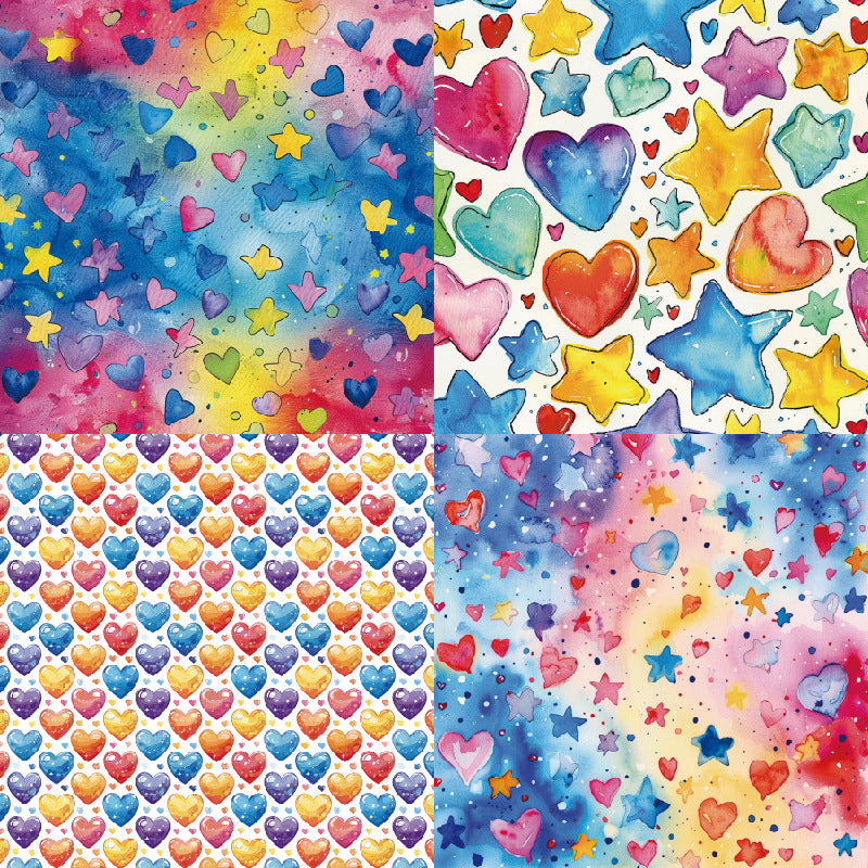 1011 Magical stars paper 21038B -24Pcs each pack