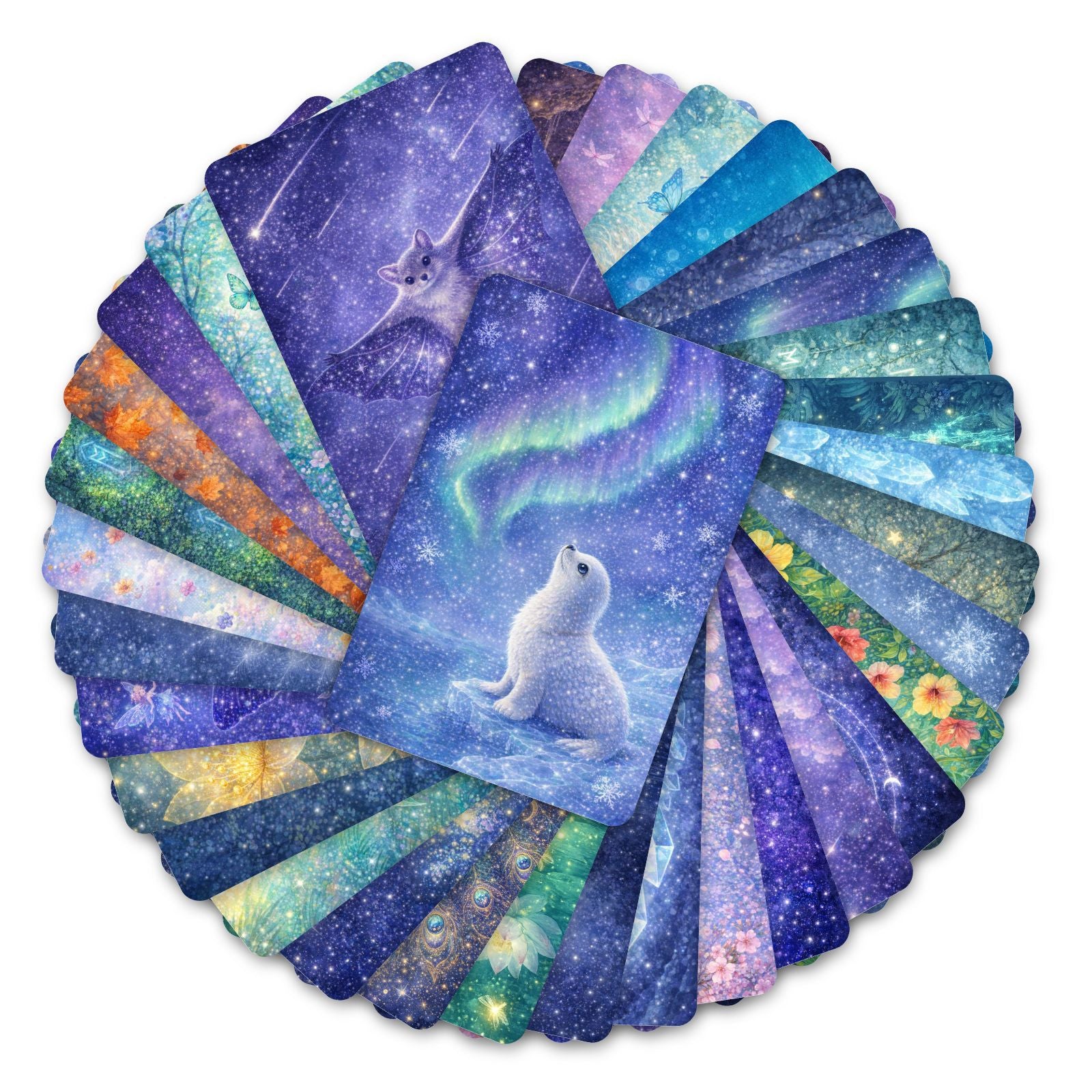 Dreamy Animals Cardstock 36pcs (2.36 × 3.5 inch)