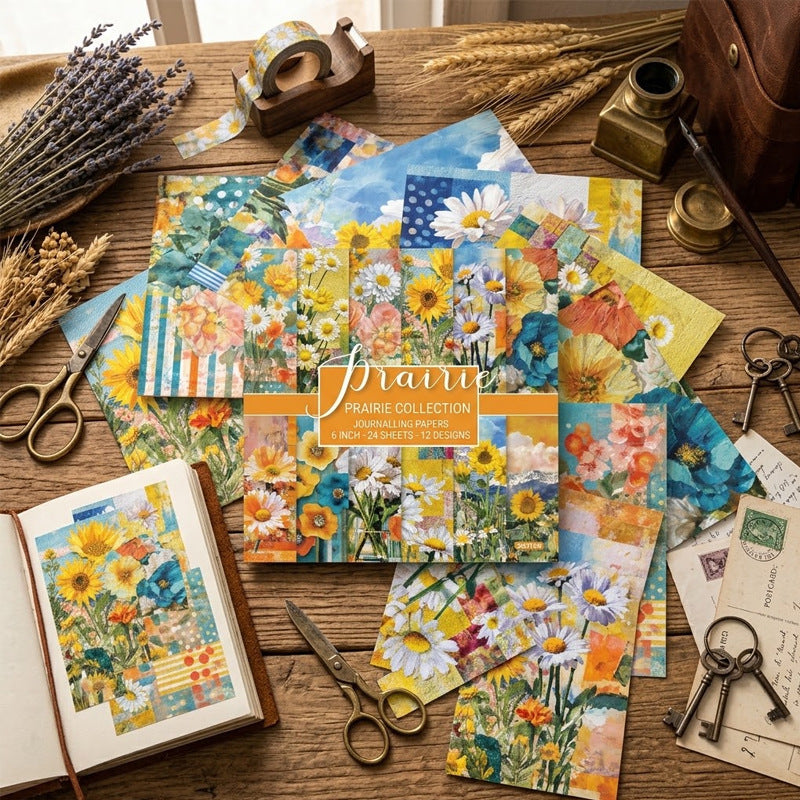 Prairie Background Paper -24Pcs each pack