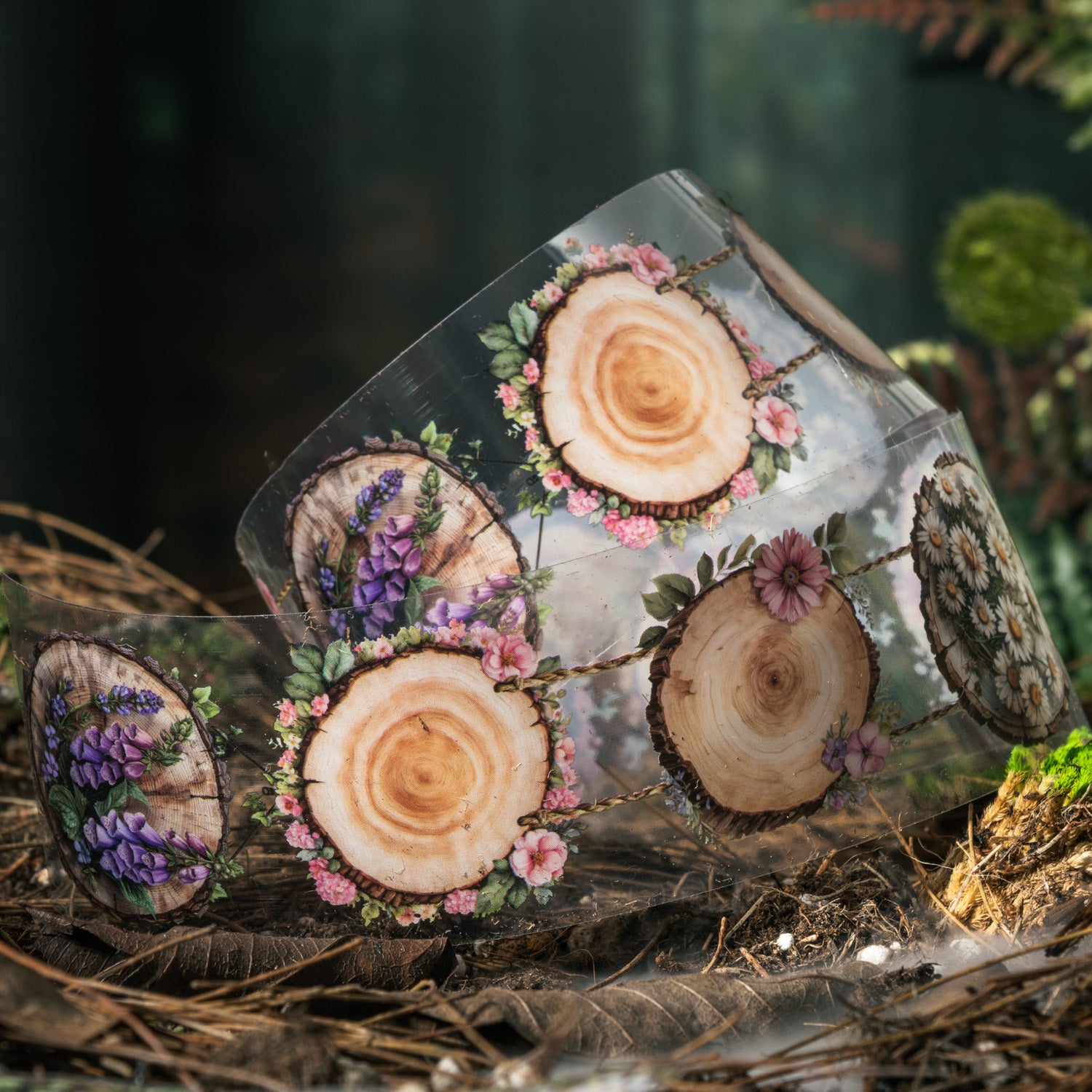 0712 Forest guide sign PET tape -4.5CM*2M