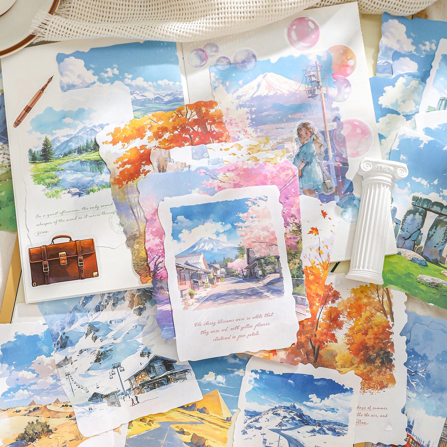 0403 Journey to the wind Series Paper-30Pcs each pack
