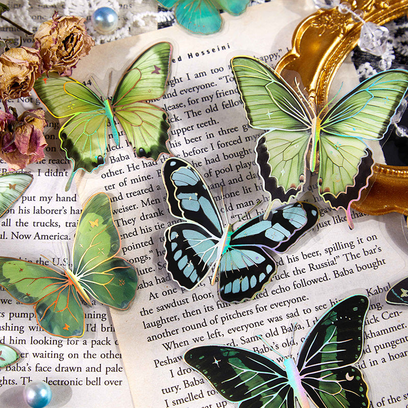 0718 Butterfly PET sticker -30Pcs each pack