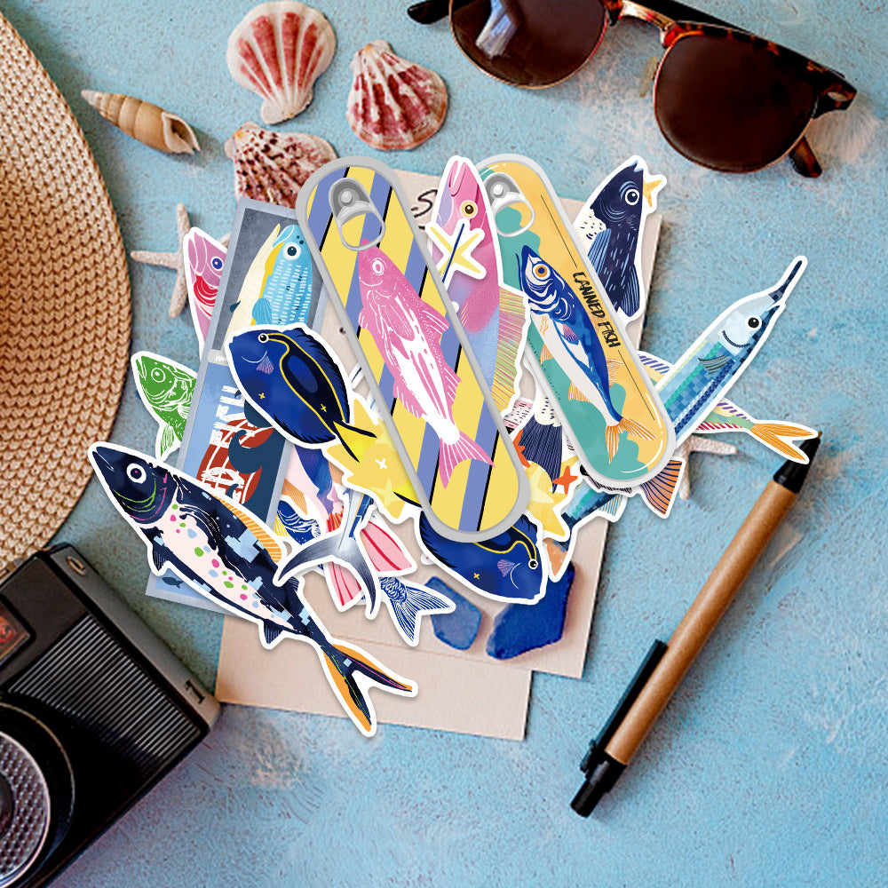 Fish Cardstock bookmark