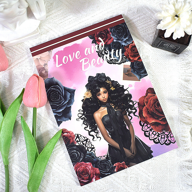 S-535- Love and Beauty Sticker Book -20Pcs each pack