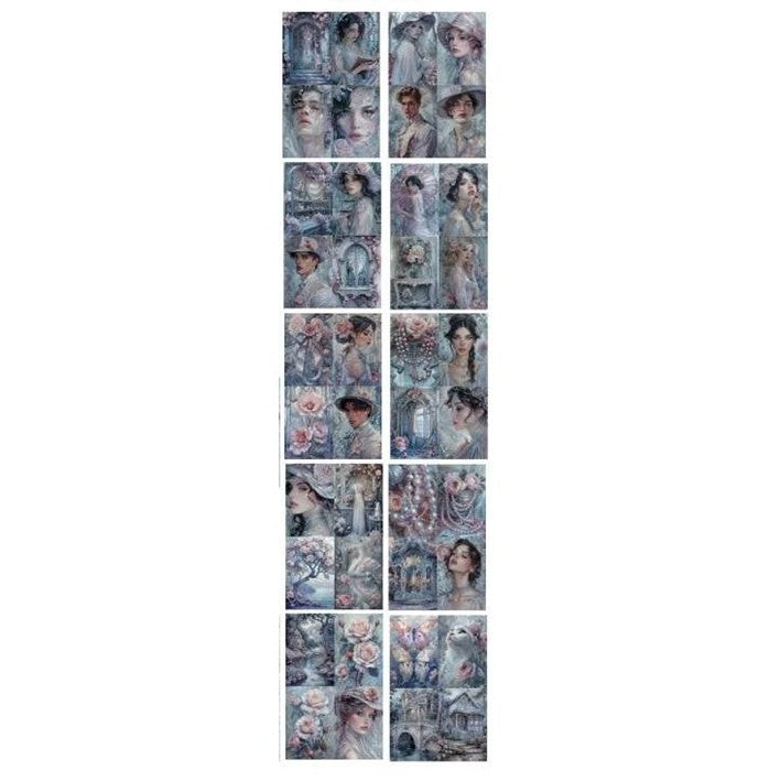 0403 A4 size Blue lady Style Paper 10 pcs