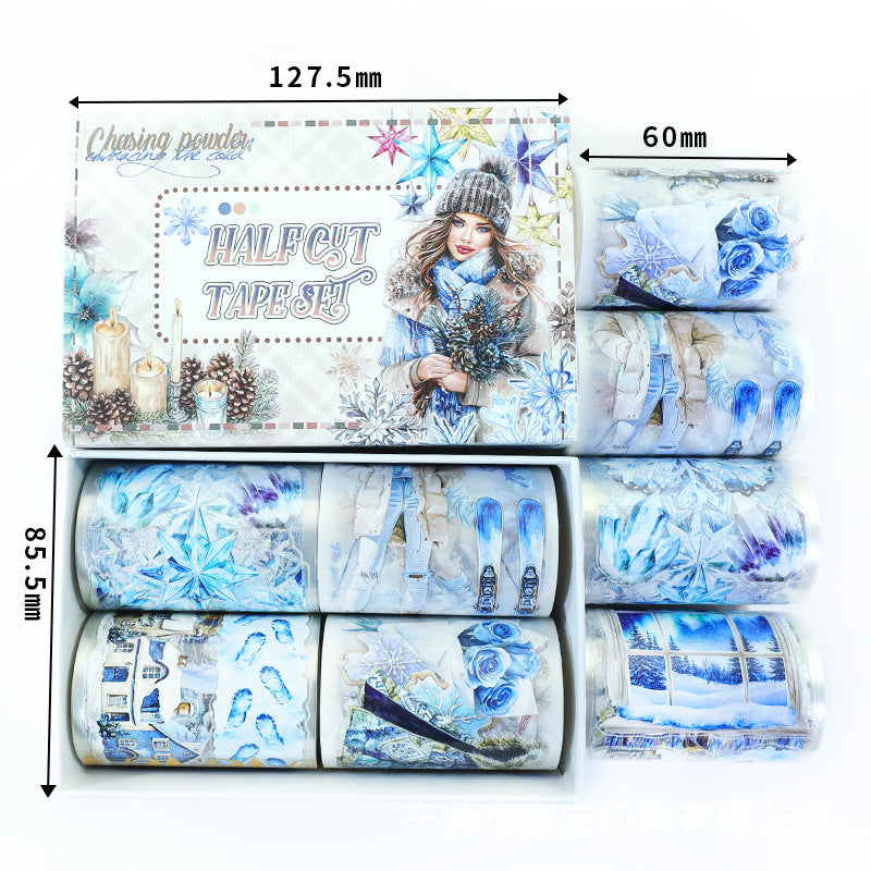 T-135- Spring Snow Tape Set *pre-cut