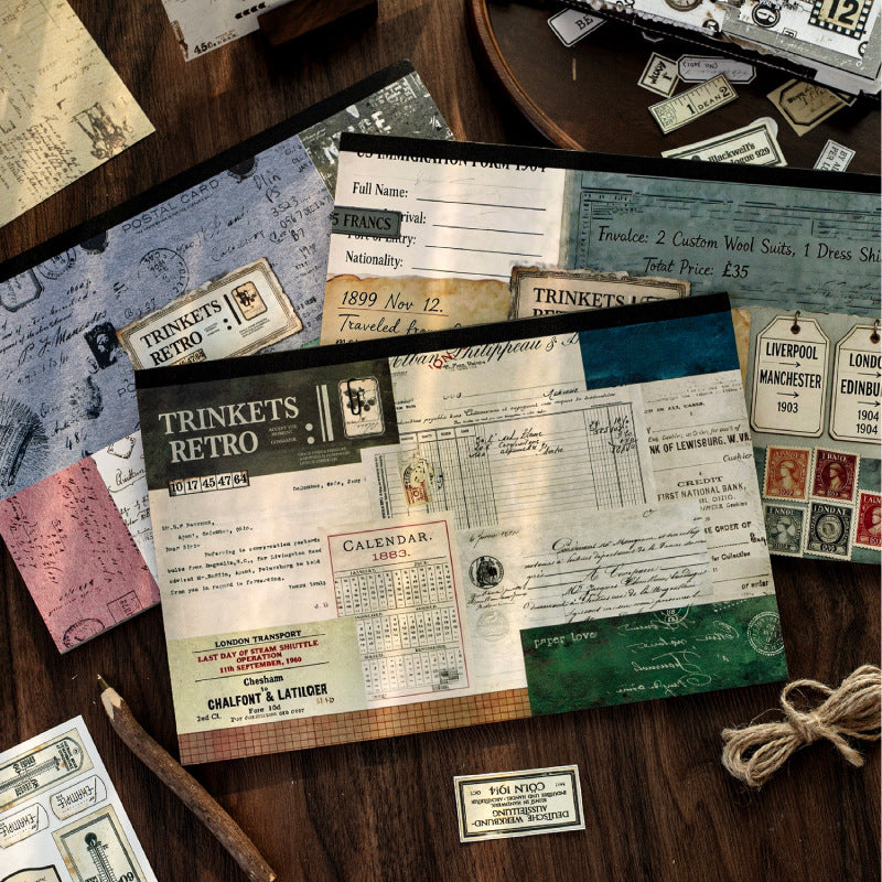 Old Time Specimens Paper Book -36Pcs each pack