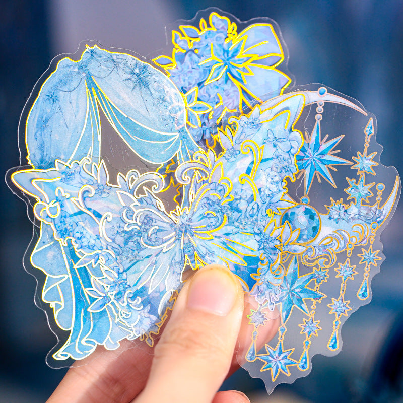 0422 Brilliant Romance Series Sticker -10Pcs each pack