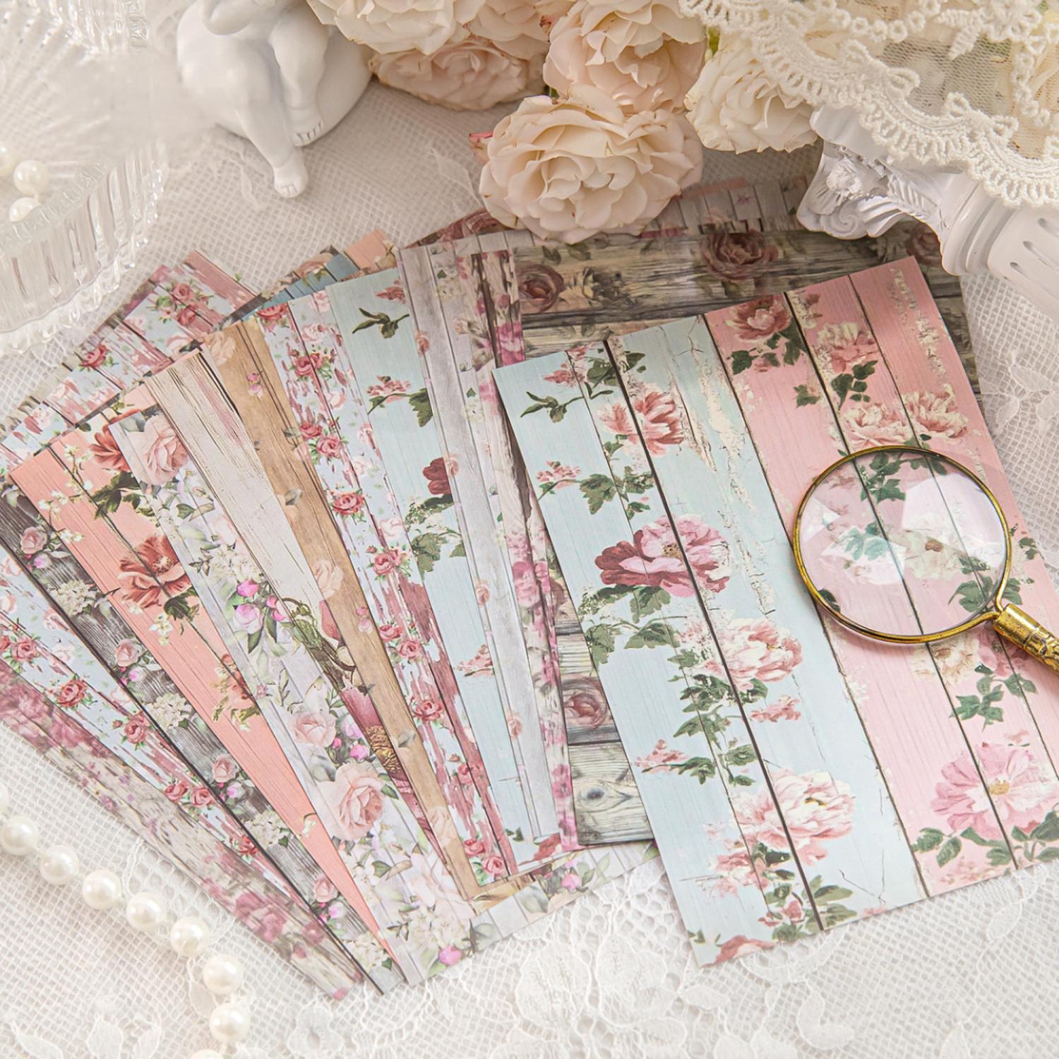 0531 Plant wood wall Solid paper -30Pcs each pack