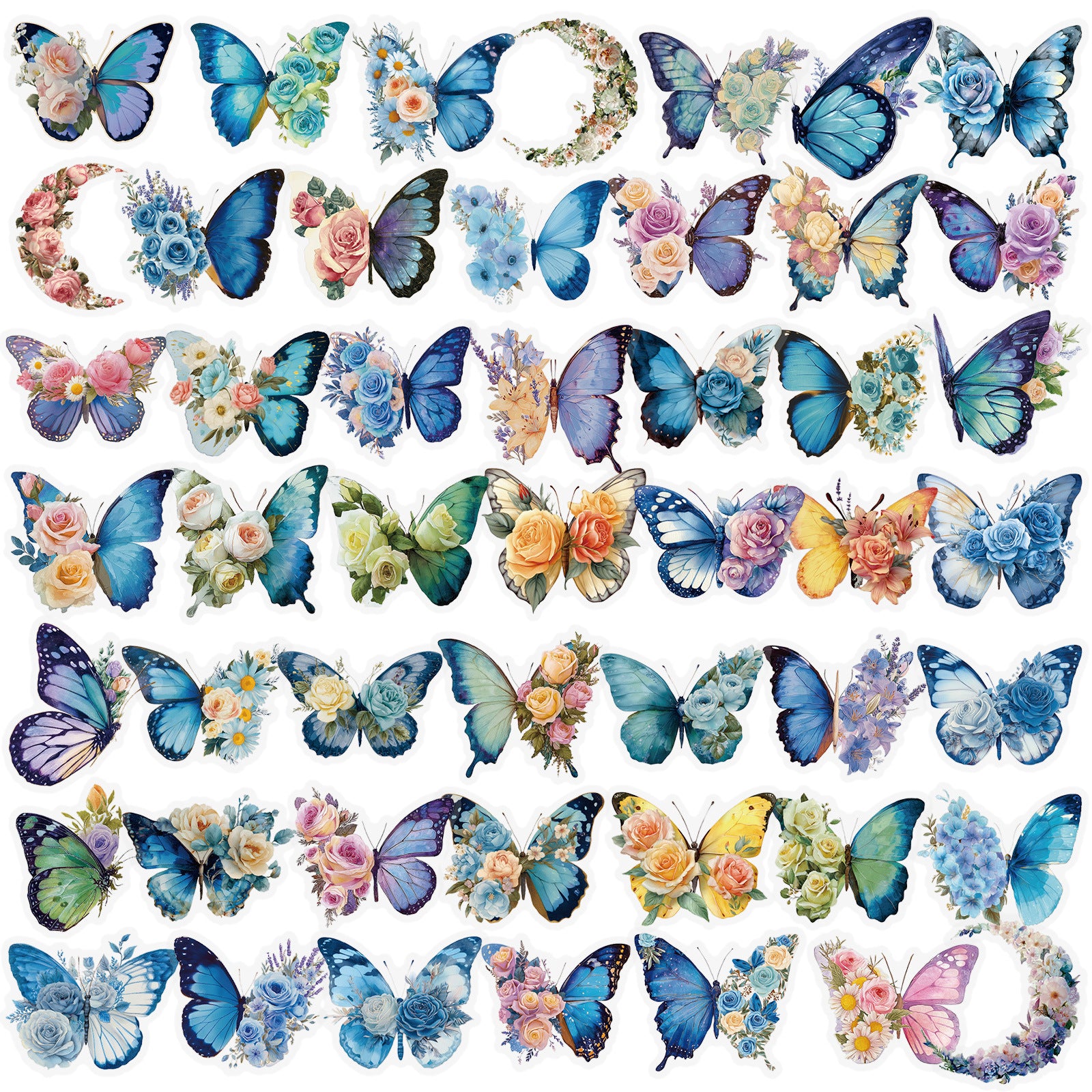 0919 56 Butterfly PET sticker