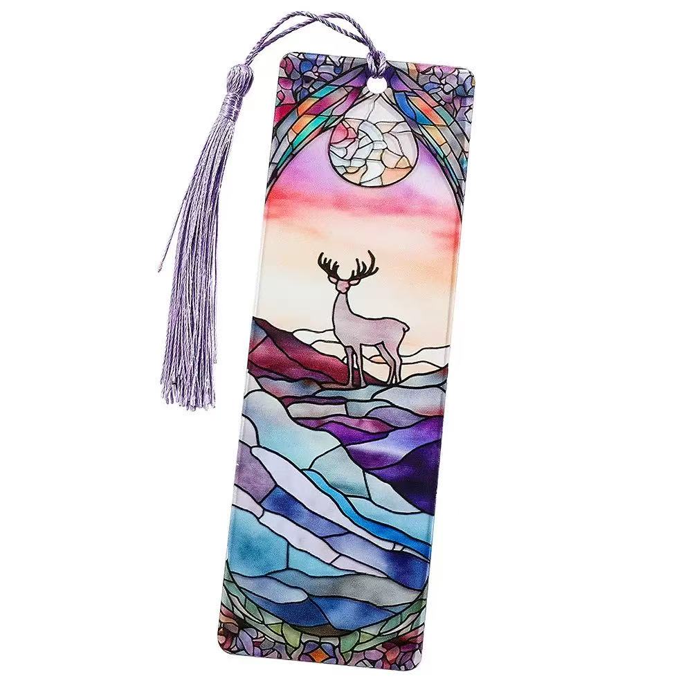 0613 Christmas elk bookmarks