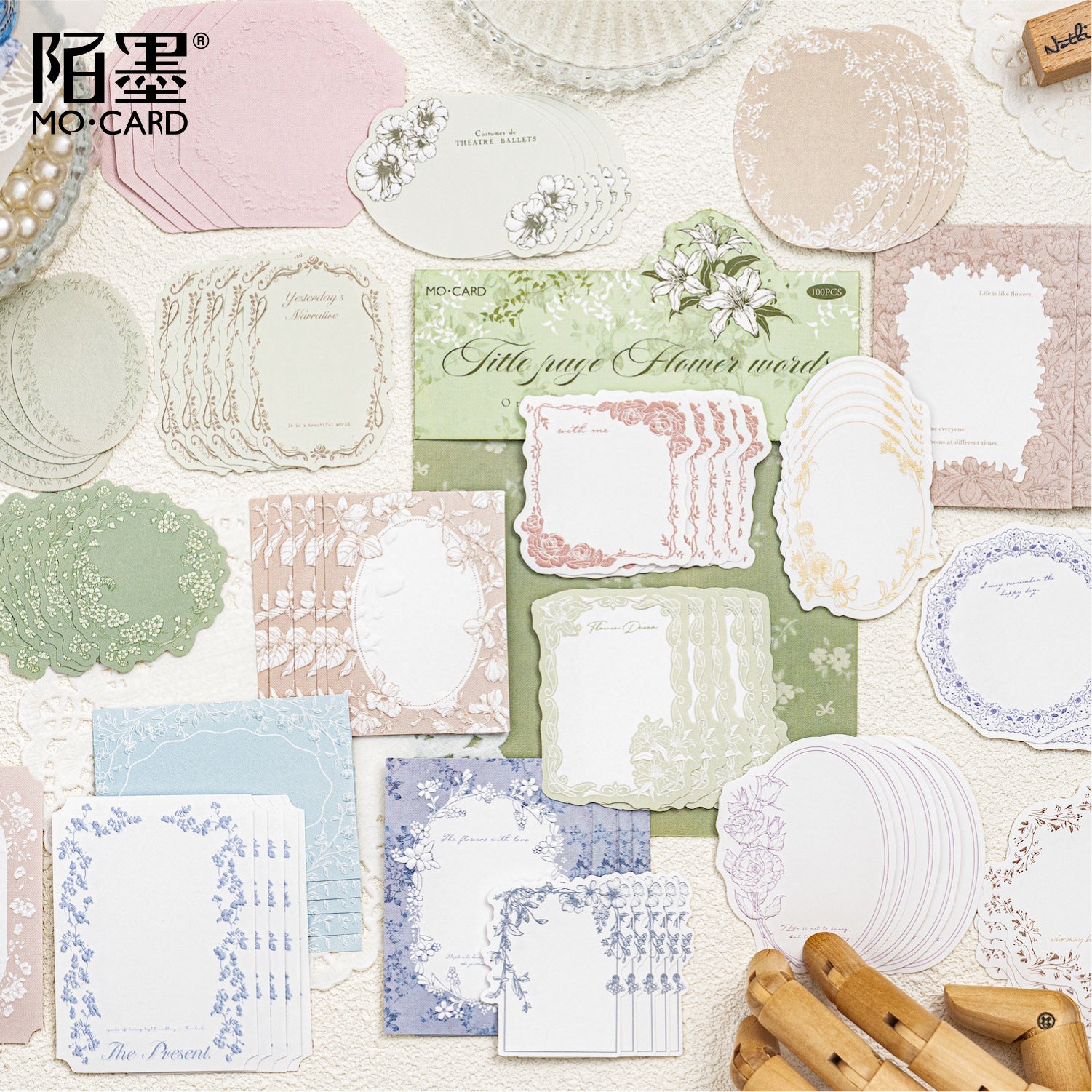 0415 Evening wind chronicles Series Paper -100Pcs each pack