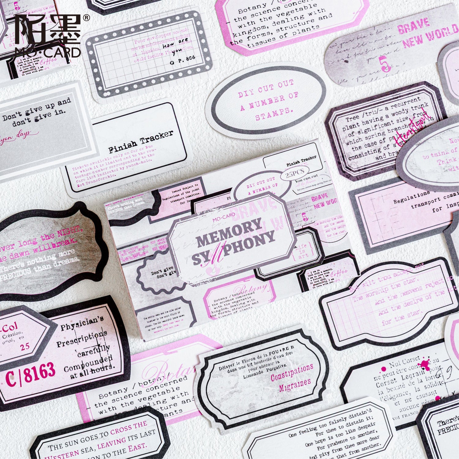 0322 Good Dream Marker Series Sticker -25Pcs each pack