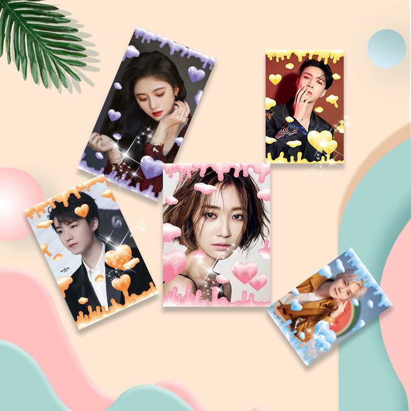 0510 Clouds milk cap PET Sticker -1Pcs each pack