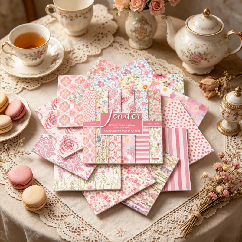 Tender Background Paper 21029B -24Pcs each pack
