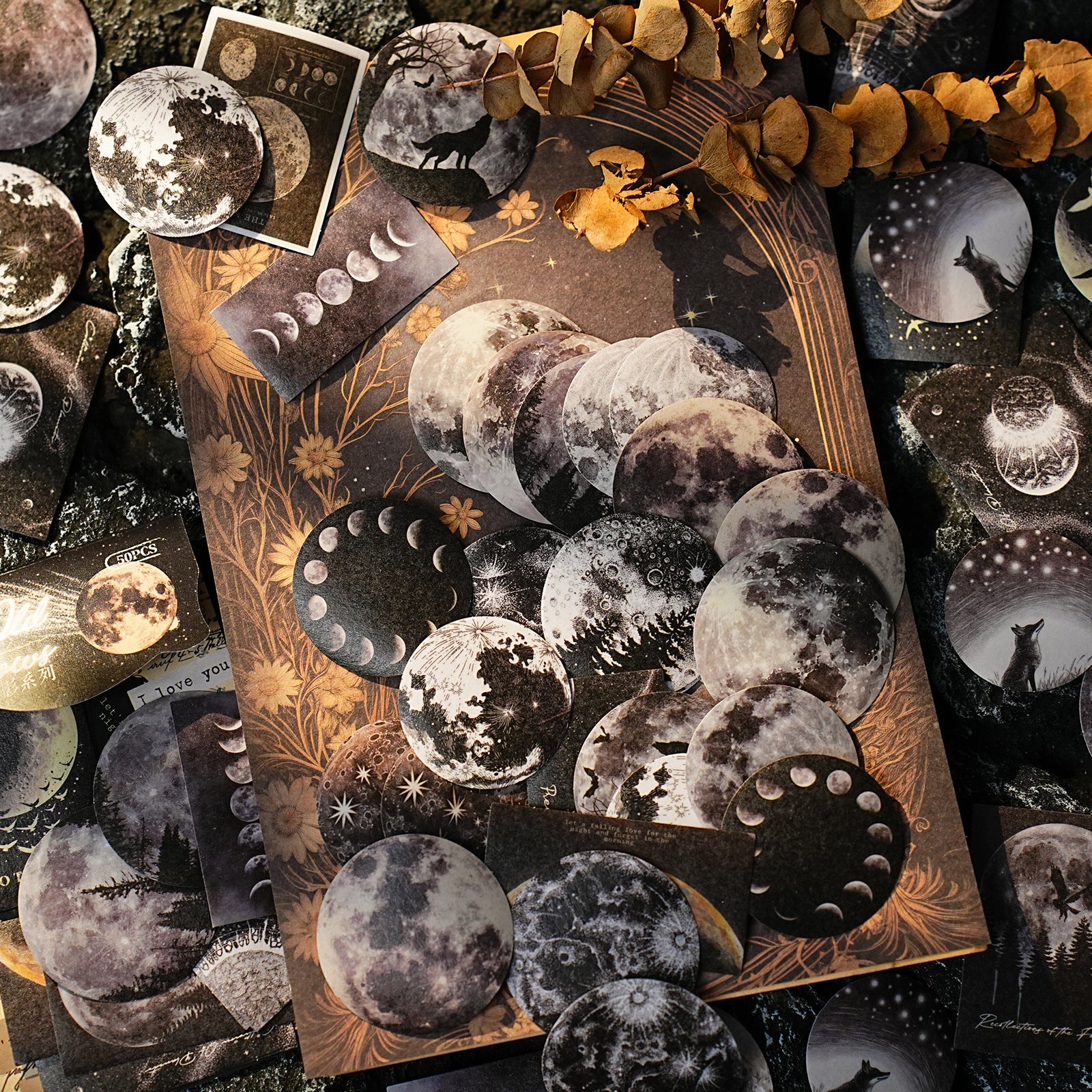 0423 Era of old shadows Series Sticker -50Pcs each pack