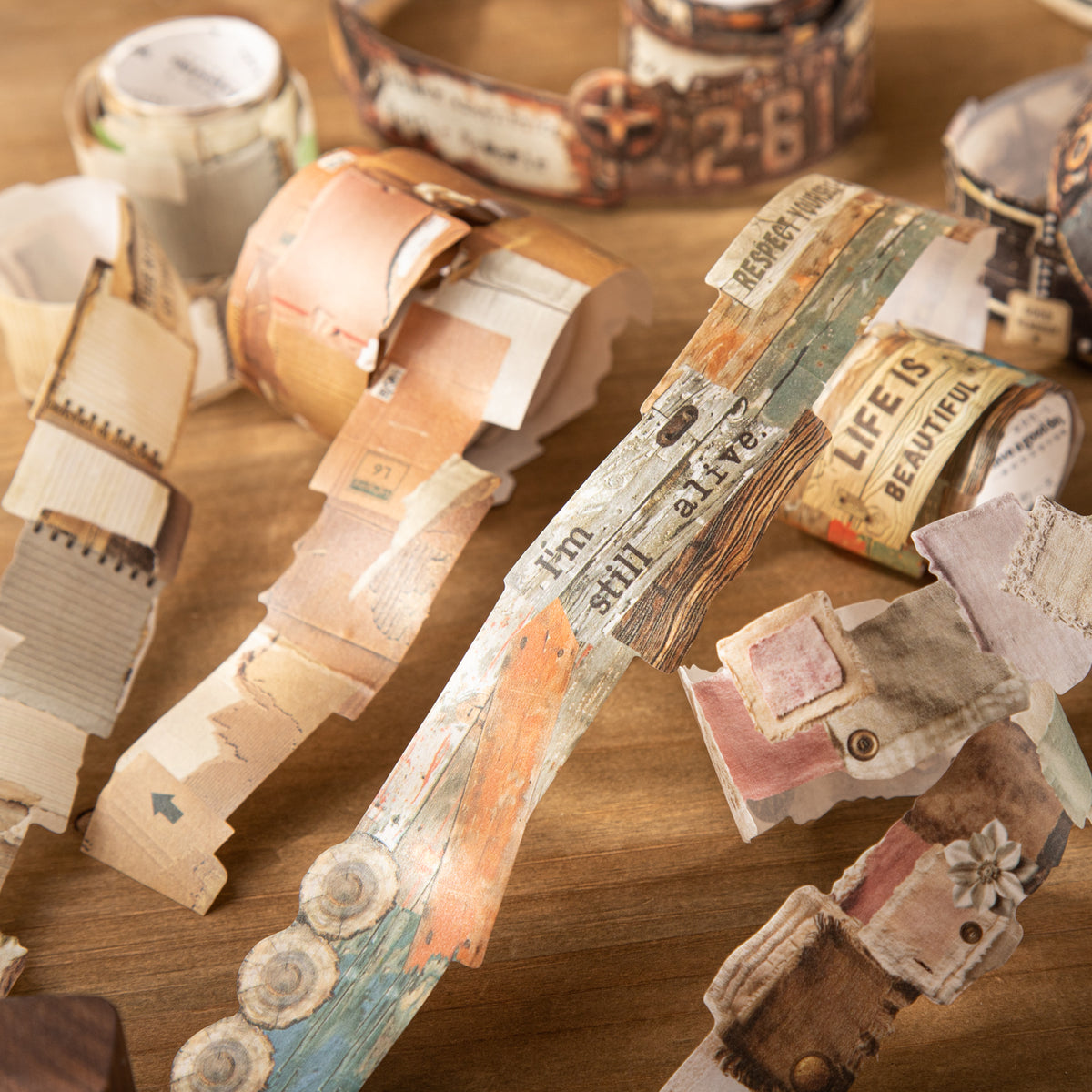 Shattered Scrolls of Time Washi Tape (3.5cm x 2m)