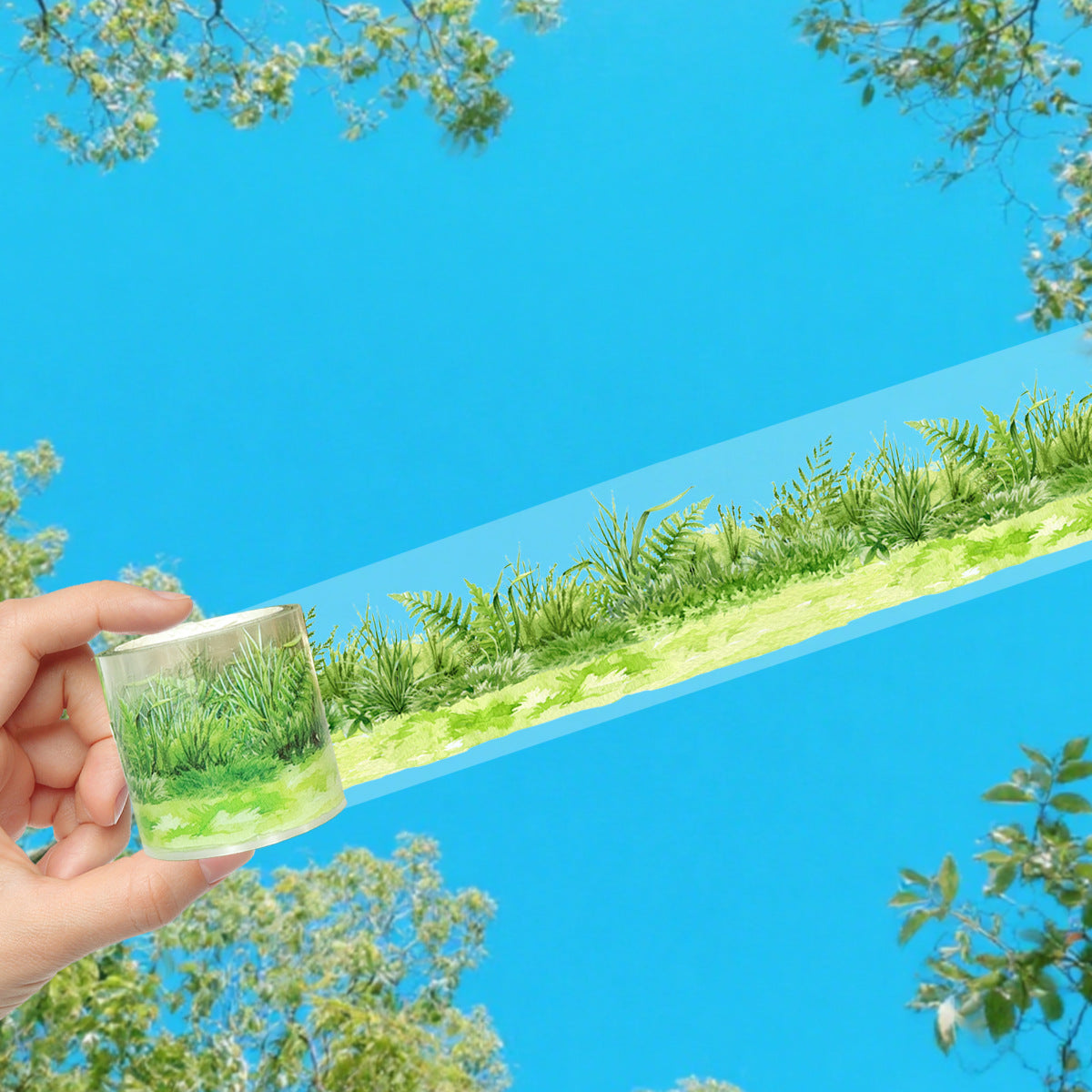 Green Grass PET Tape -3.5cm*2m