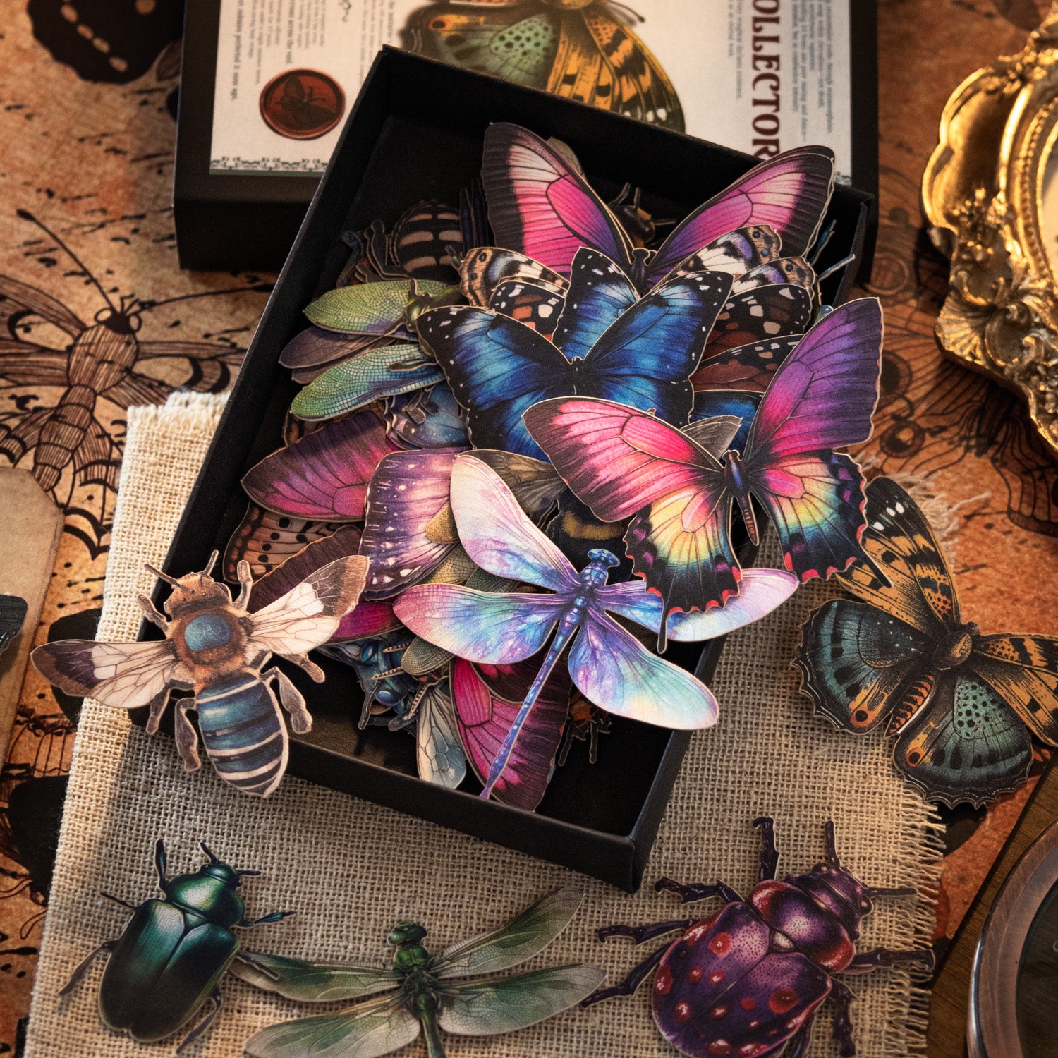 0823 Insect collector Sticker -100Pcs each pack