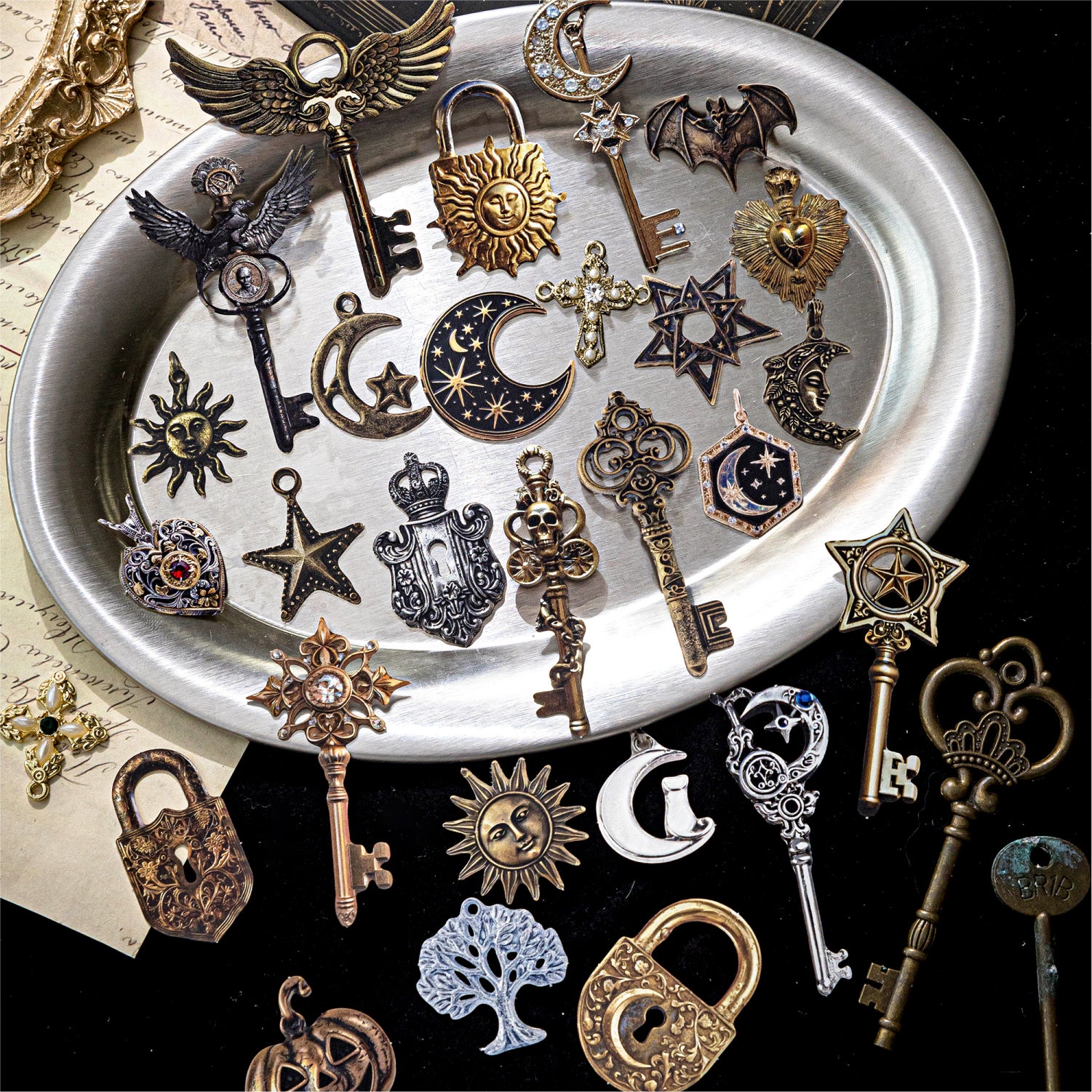 0927 Mysterious Code Book Solid Sticker -25Pcs each pack