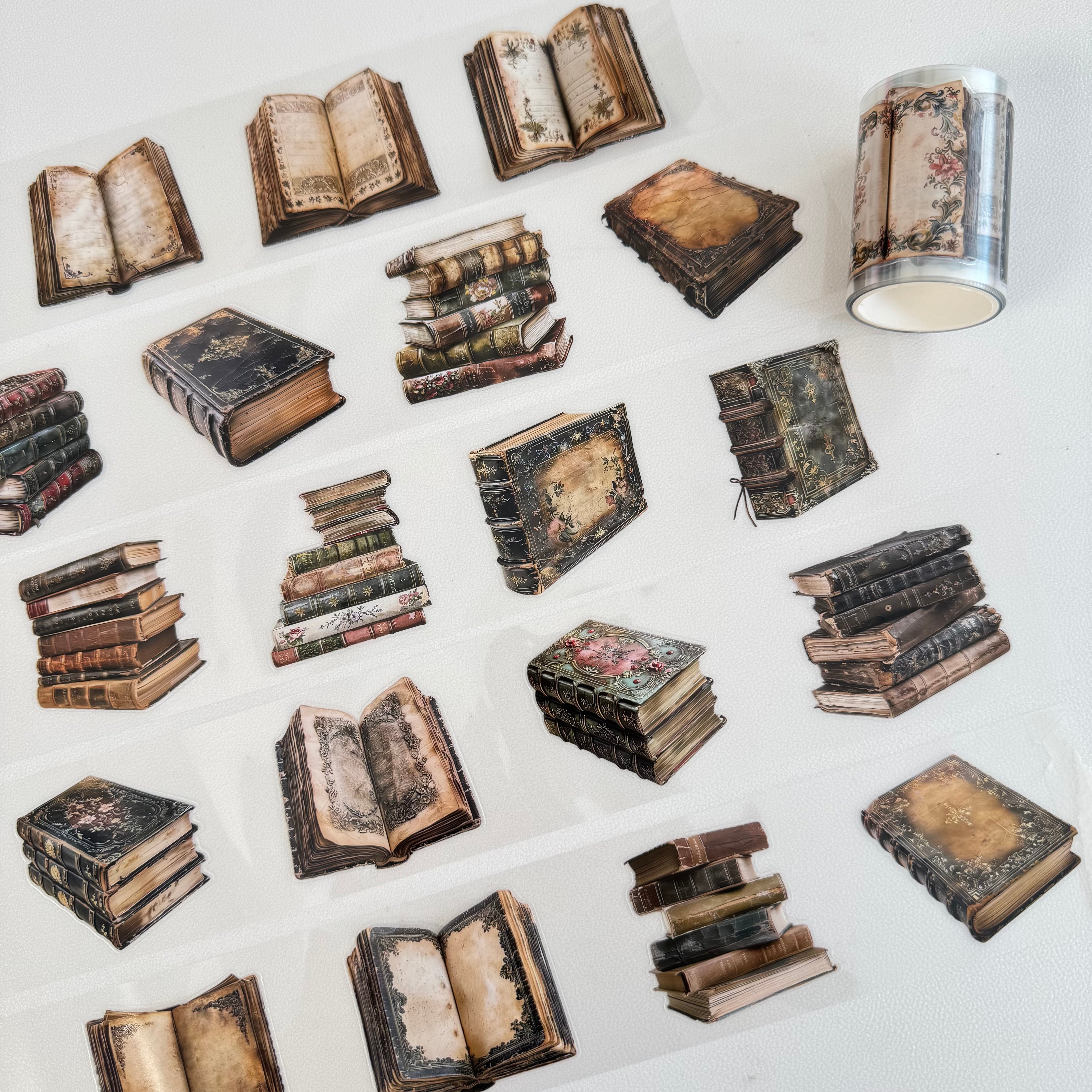 Ancient book pre-cut PET tape 1 loop 5.5CM*2M