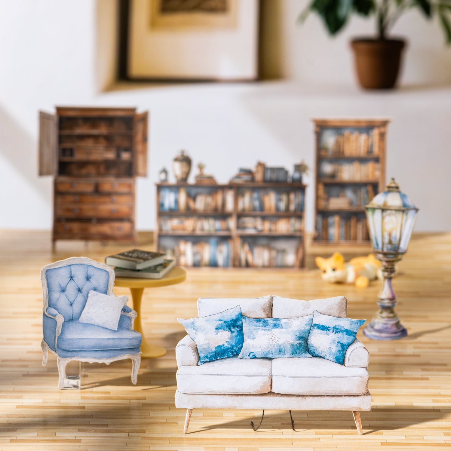 0615 Furniture cardstock sticker -10Pcs each pack