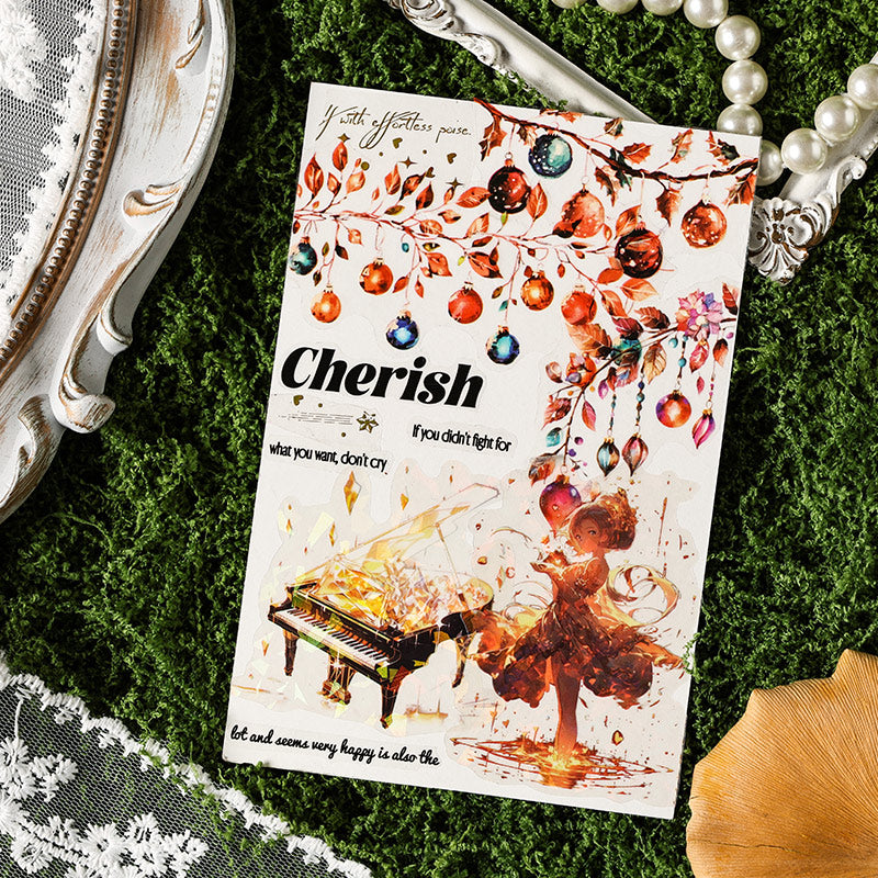 0523 The world of lights PET Sticker -20Pcs each pack