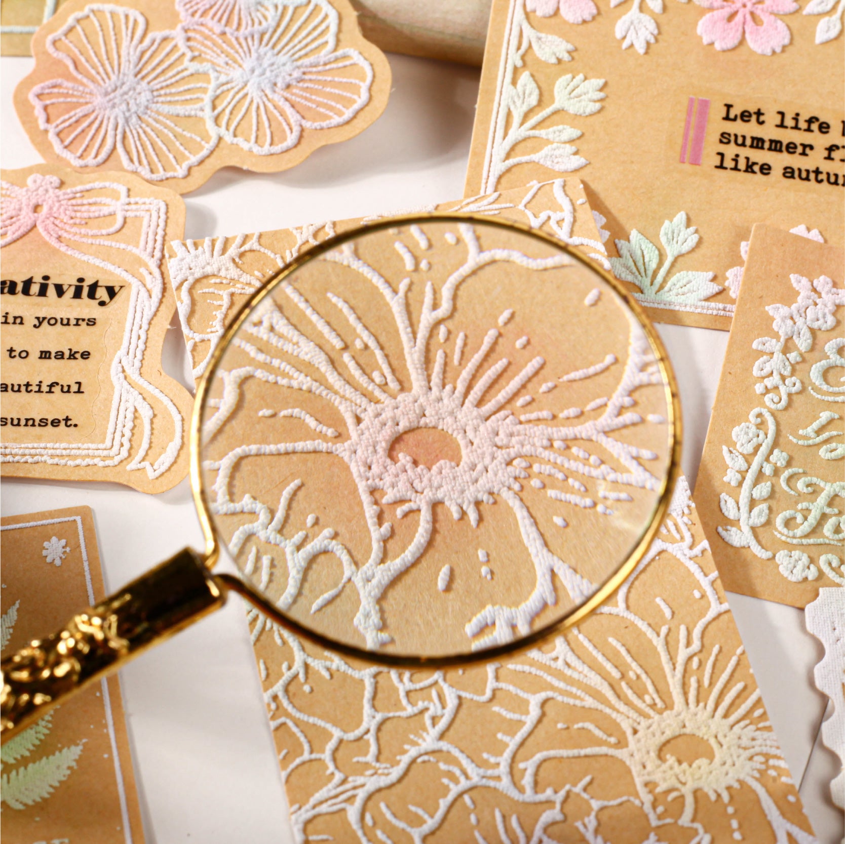 1011 Vintage Solid sticker -20Pcs each pack