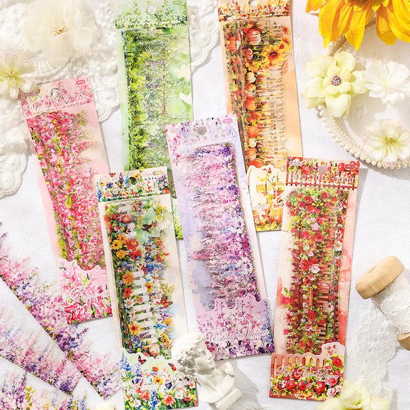 0419 Flower fantasy Series Sticker -10Pcs each pack