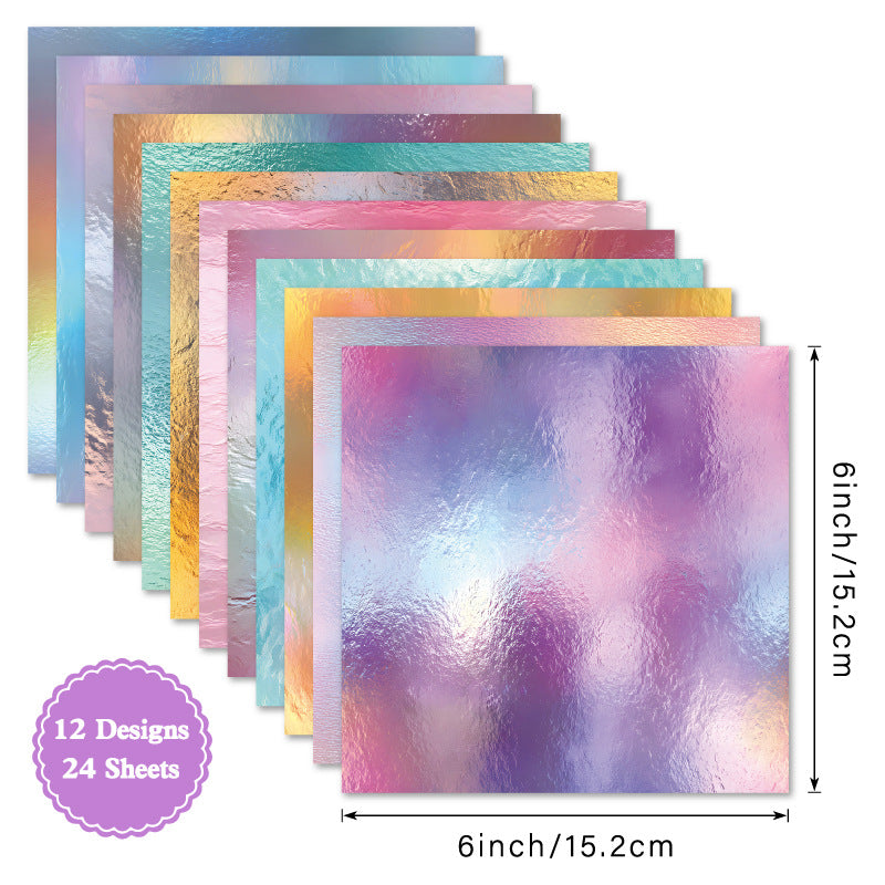 Iridescent hue background paper R2336B -24Pcs each pack