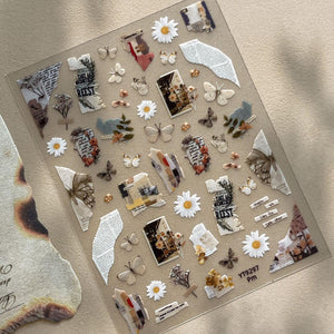 Daisy Butterfly flat mini sticker – view 2