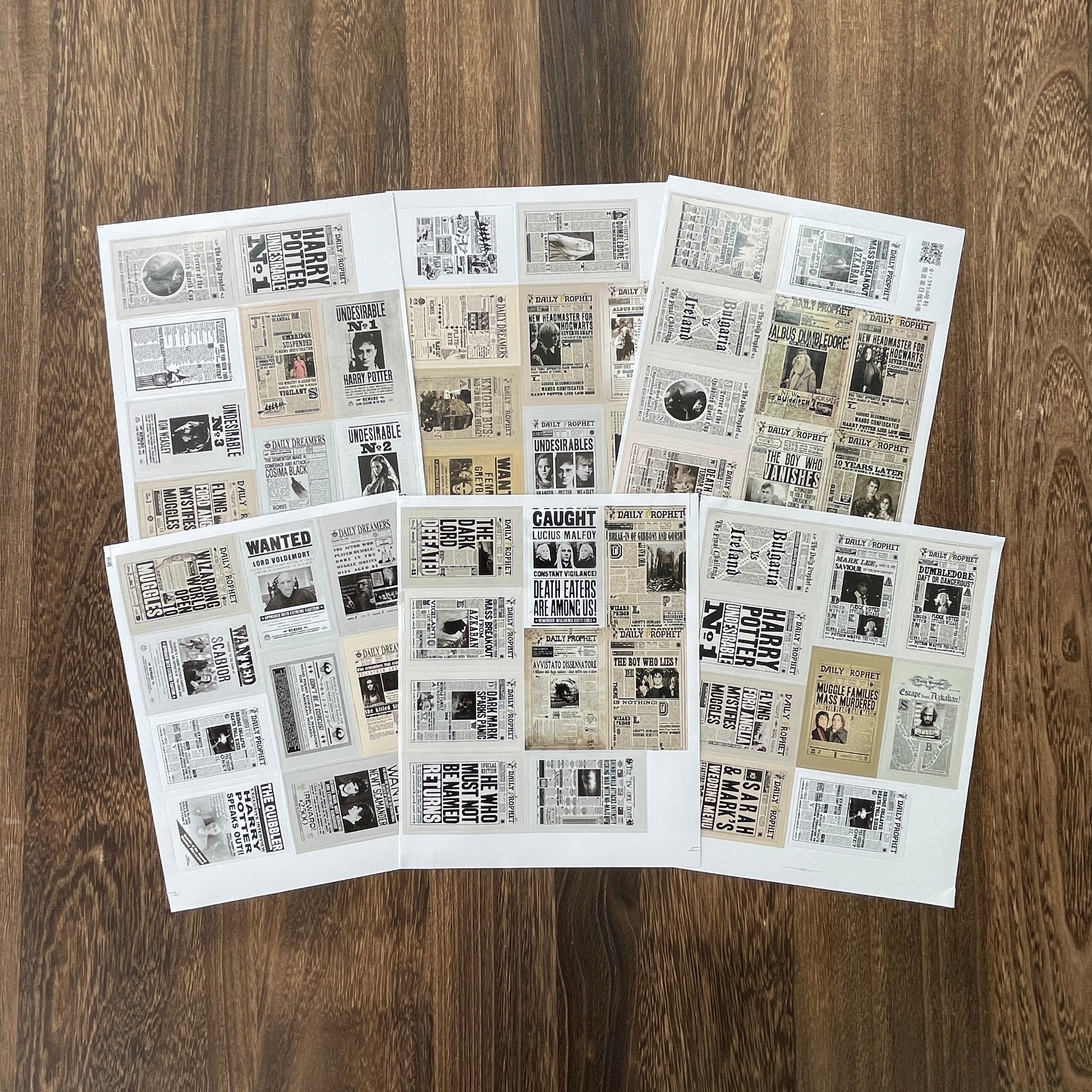 HP magic sticker set