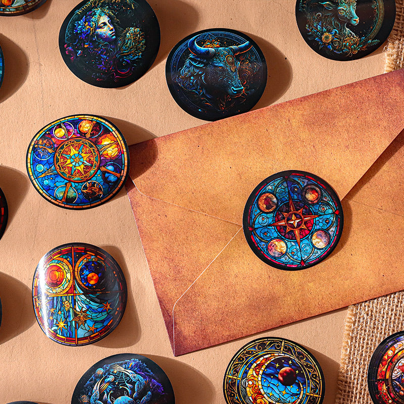 0401 Mystic Mark Series paper Sticker -50Pcs each pack