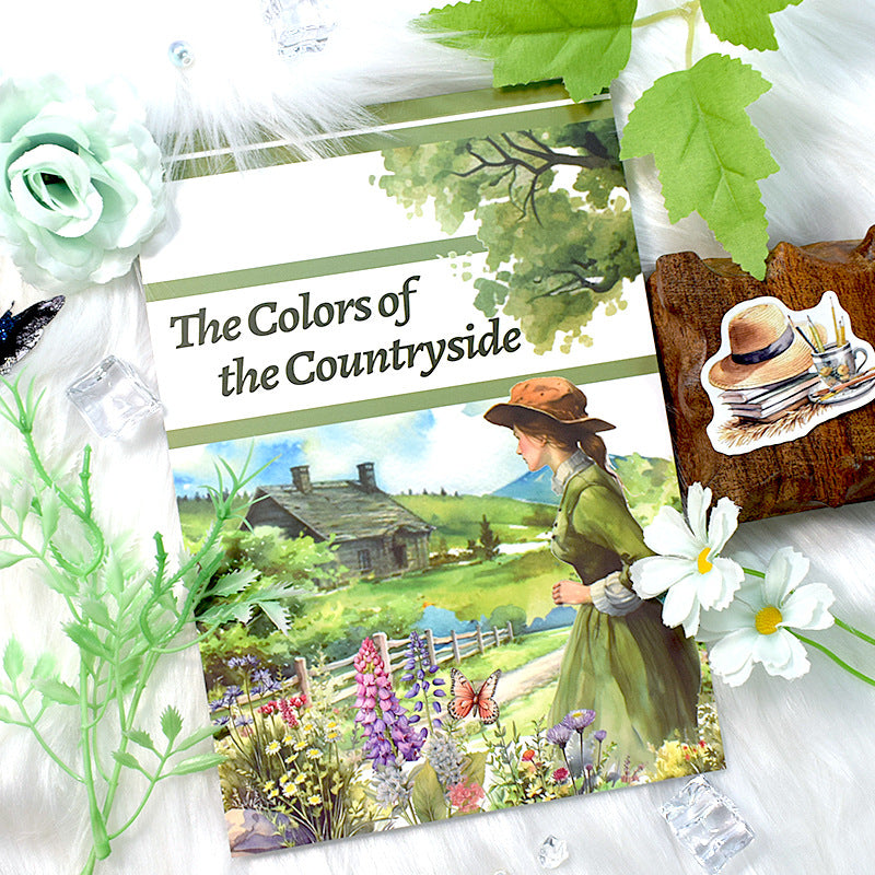 S-542- The colors of the countryside Sticker Book -20Pcs each pack