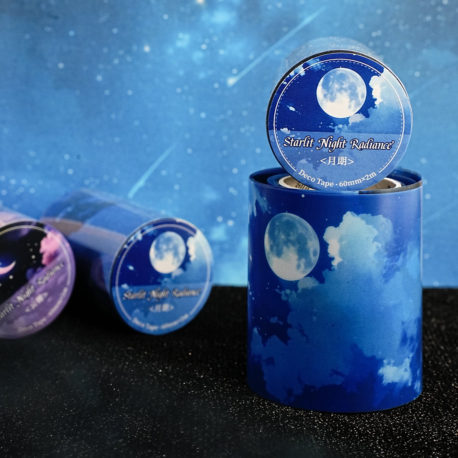 260122 Starlit Night Radiance PET Tape -6cm*2m