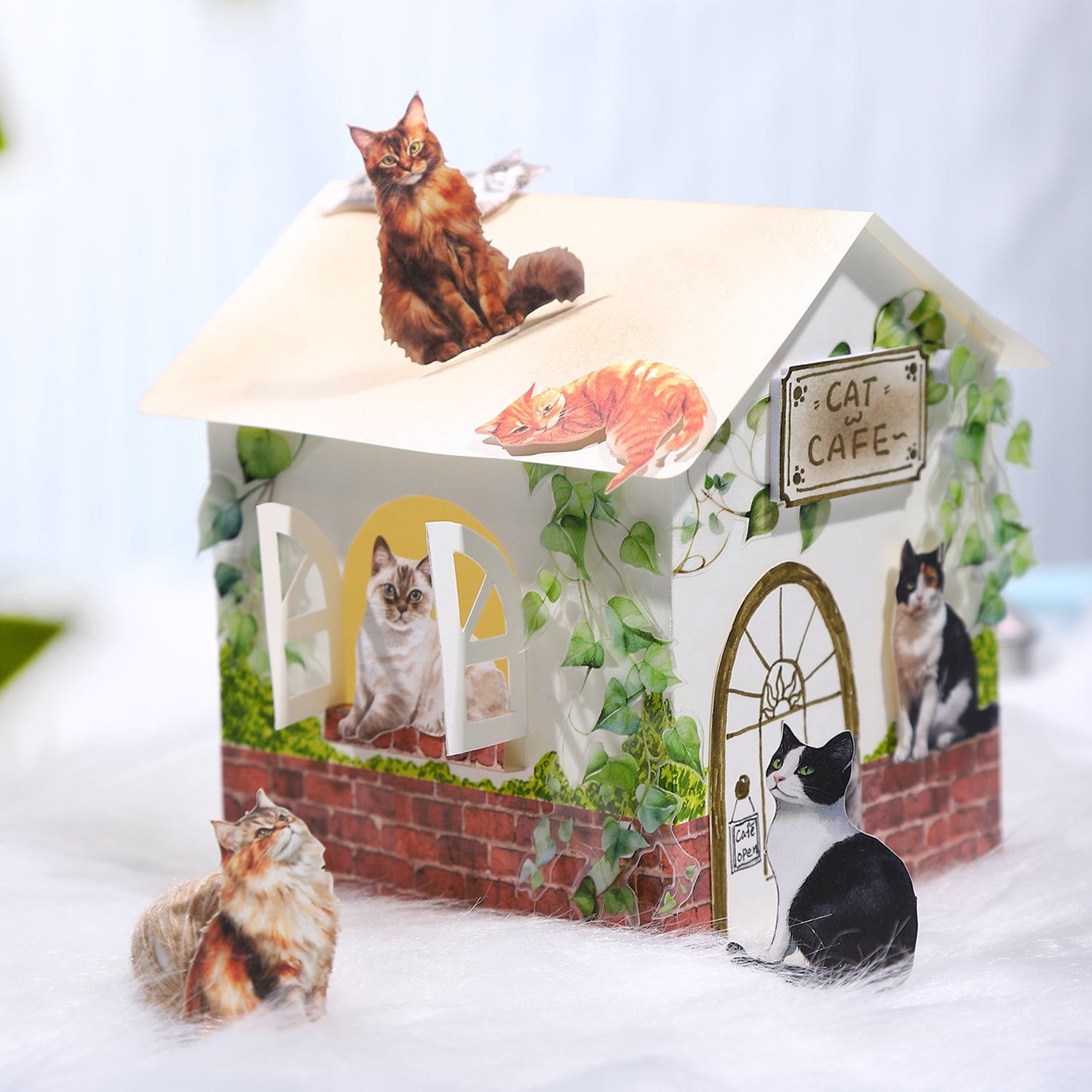 0521 Cat Solid Sticker -100Pcs each pack