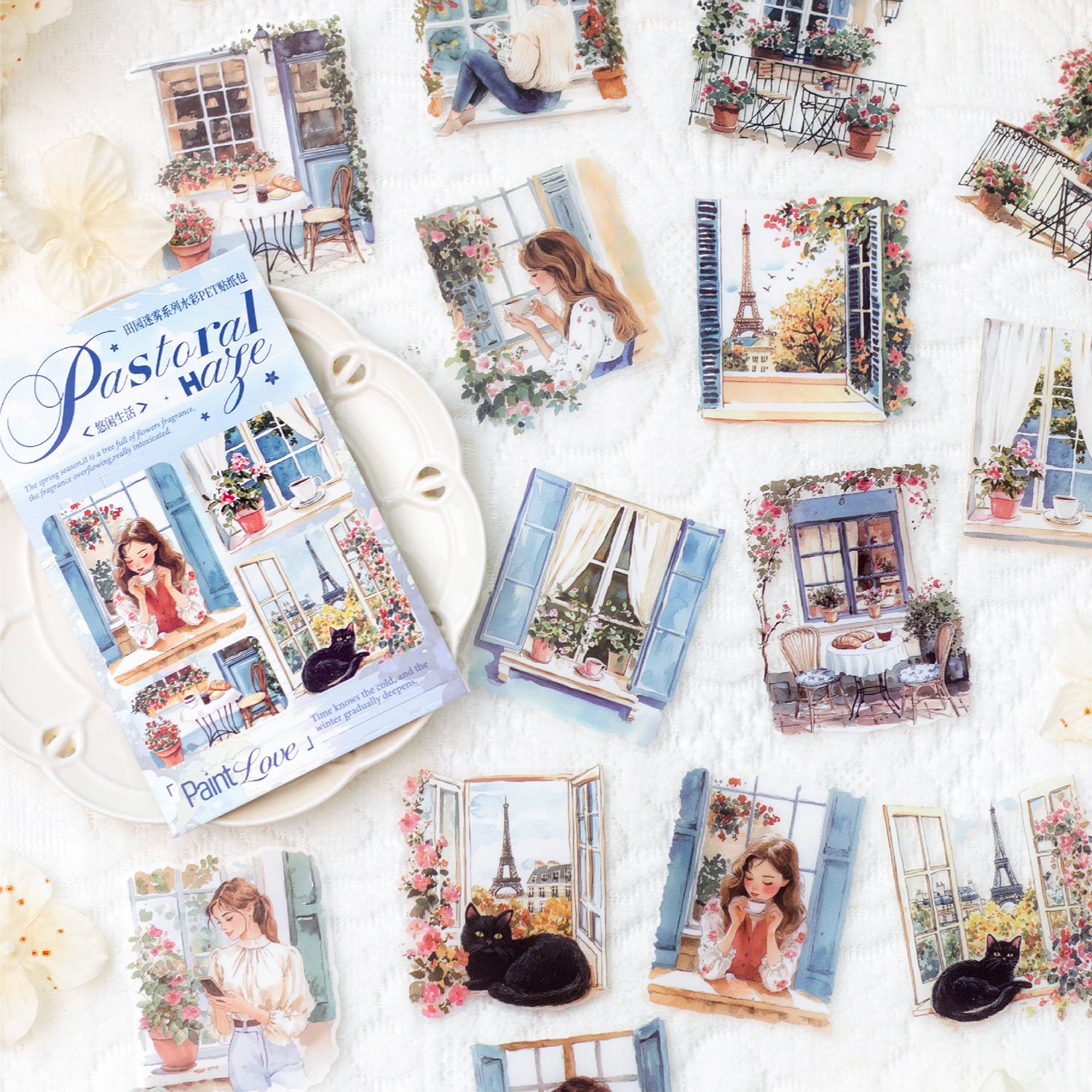 0522 Garden View PET Sticker -30Pcs each pack