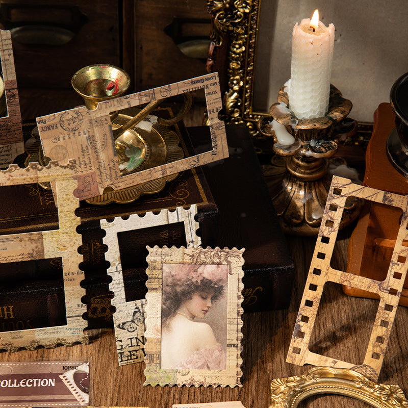 0324 Once Upon a Time in Windsor Series cardstock Sticker -10Pcs each pack