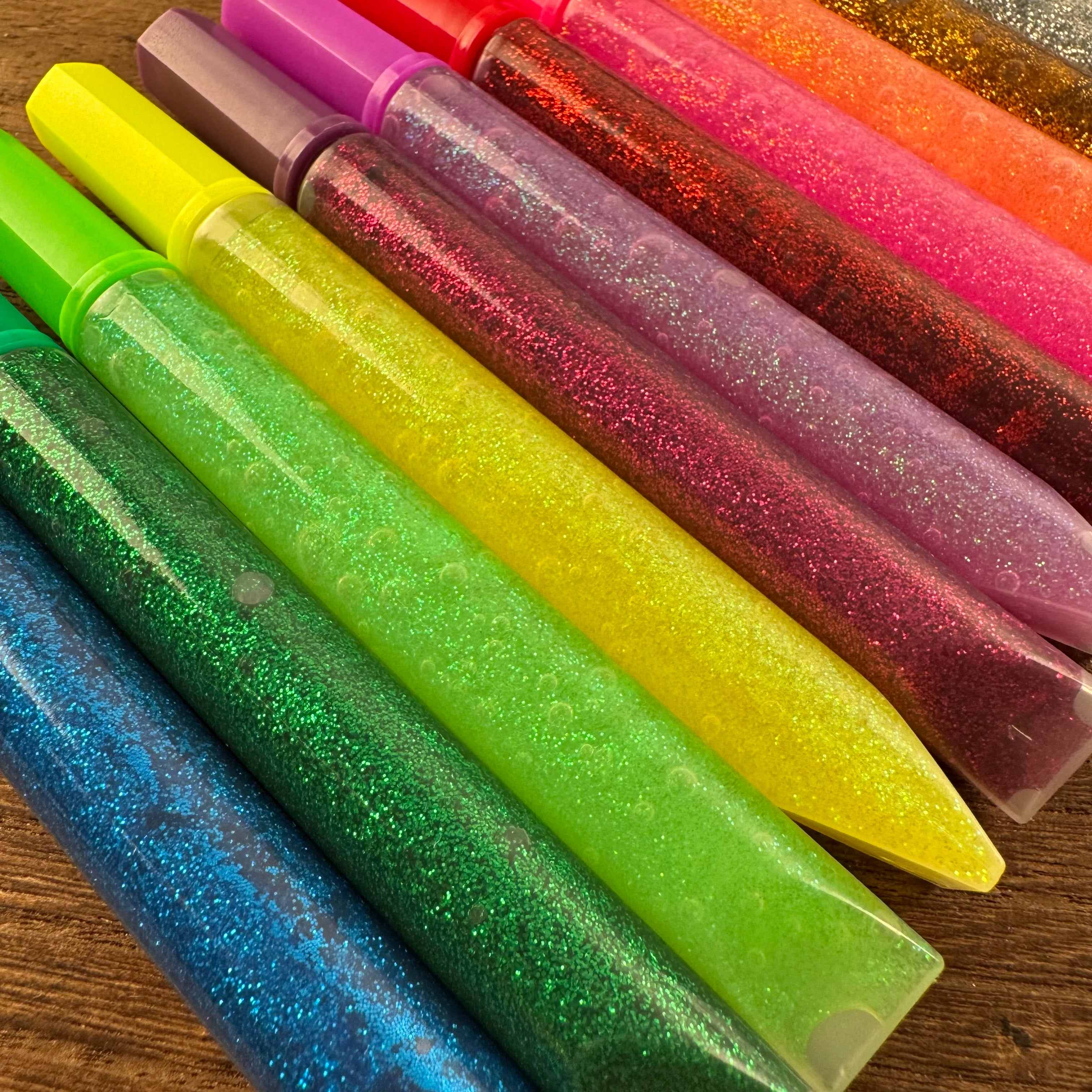 0630 Glitter glue pen 12 colors 1 set