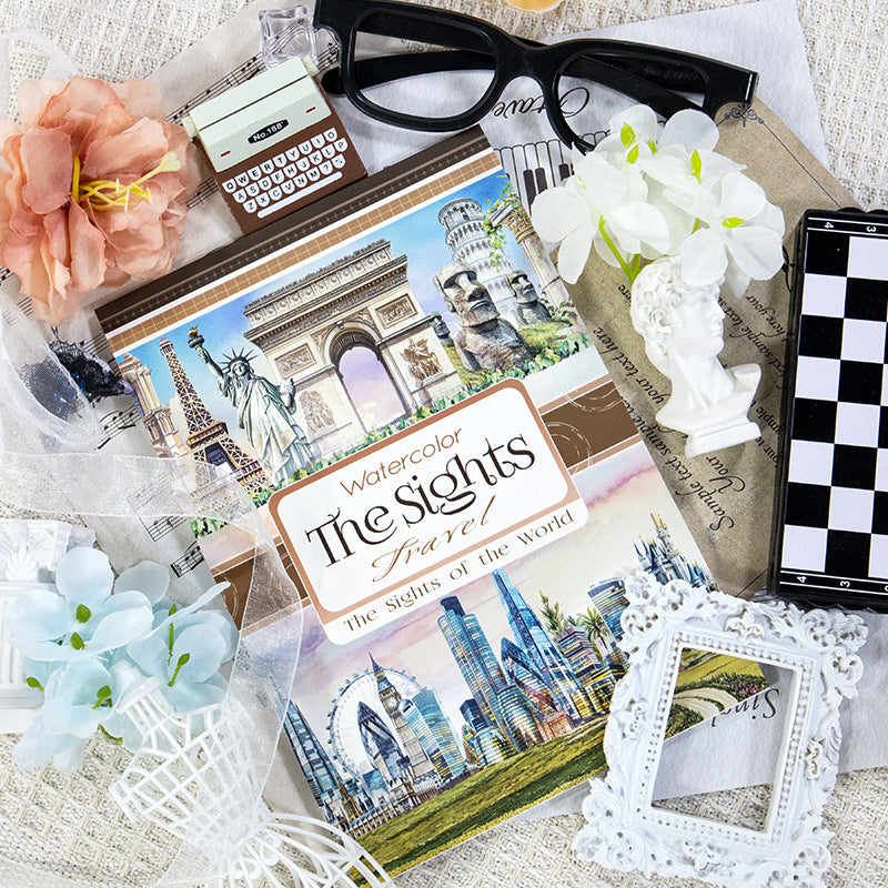 S-557- The sights Sticker Book -20Pcs each pack