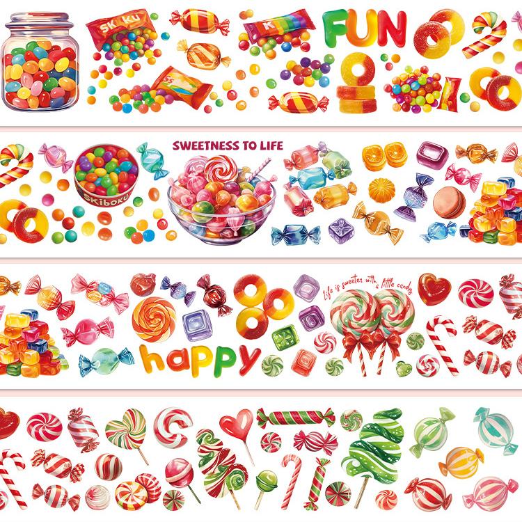 0710 T-288 Candy sweethearts PET tape -6cm*2m