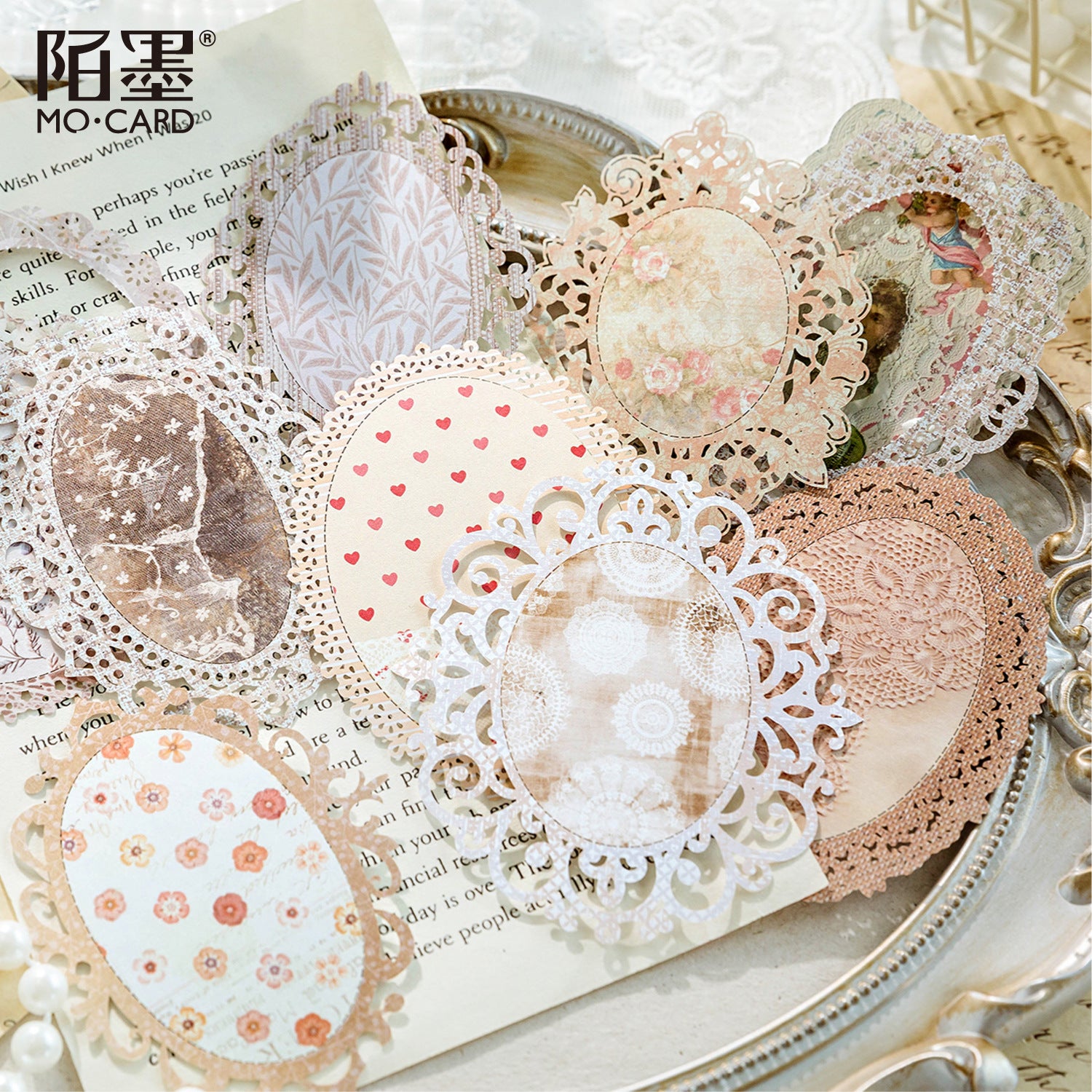 0510 Lace Flower Dream Series Die Cut Paper -10Pcs each pack