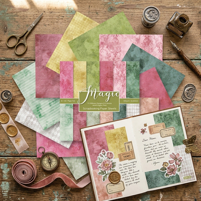 Magic Background Paper -24Pcs each pack