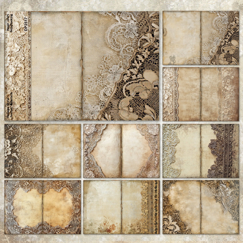 A5 background paper DP2517 -8Pcs each pack