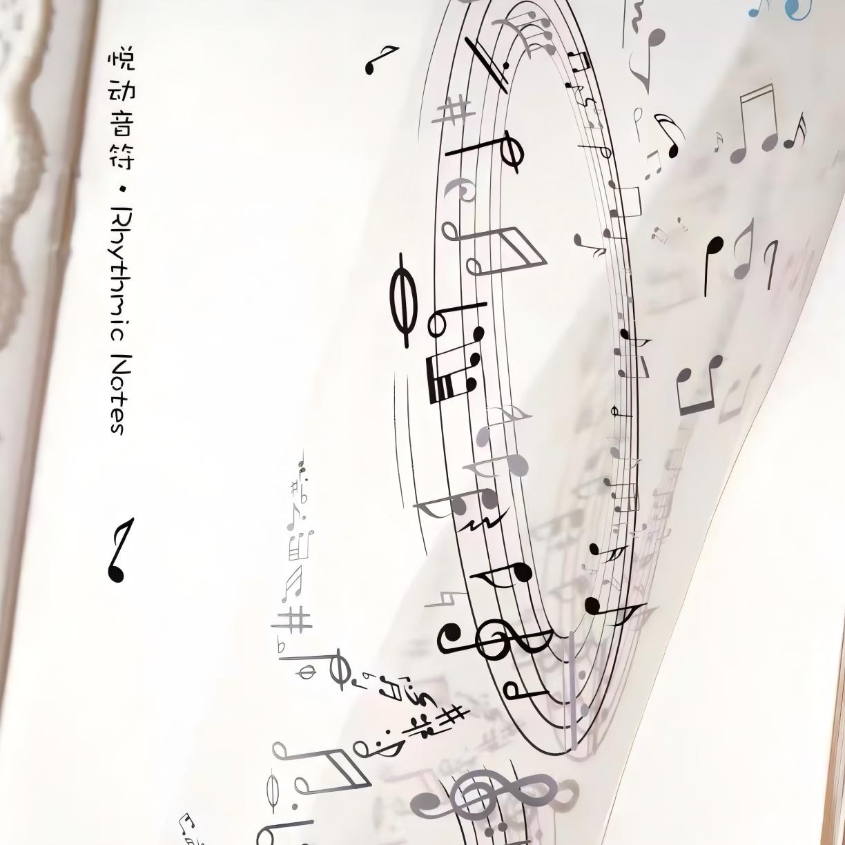 Rhythmic Notes PET Tape (5 x 100 cm) 1 loop