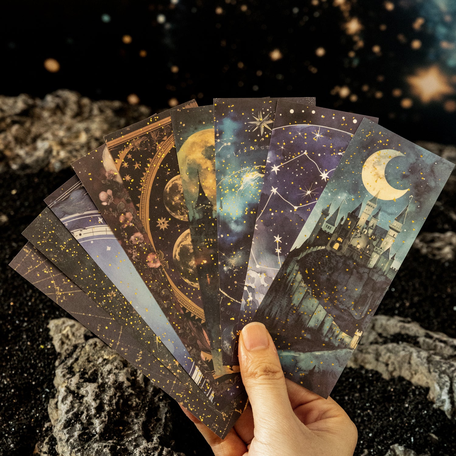 0520 Moon Shadow Gilded Series Paper -50Pcs each pack