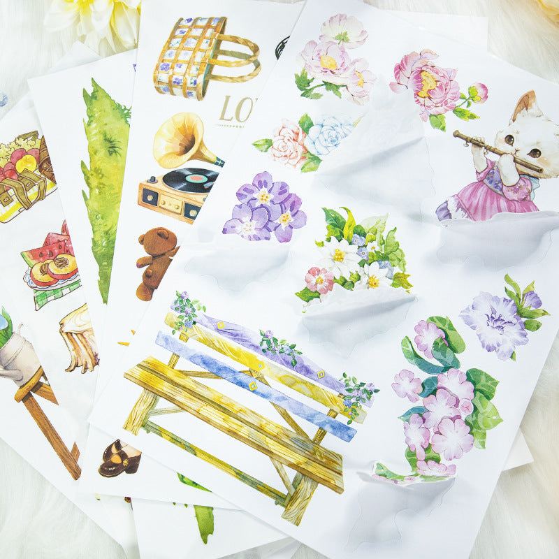 S-573- Concert in the forest Sticker Book -20Pcs each pack