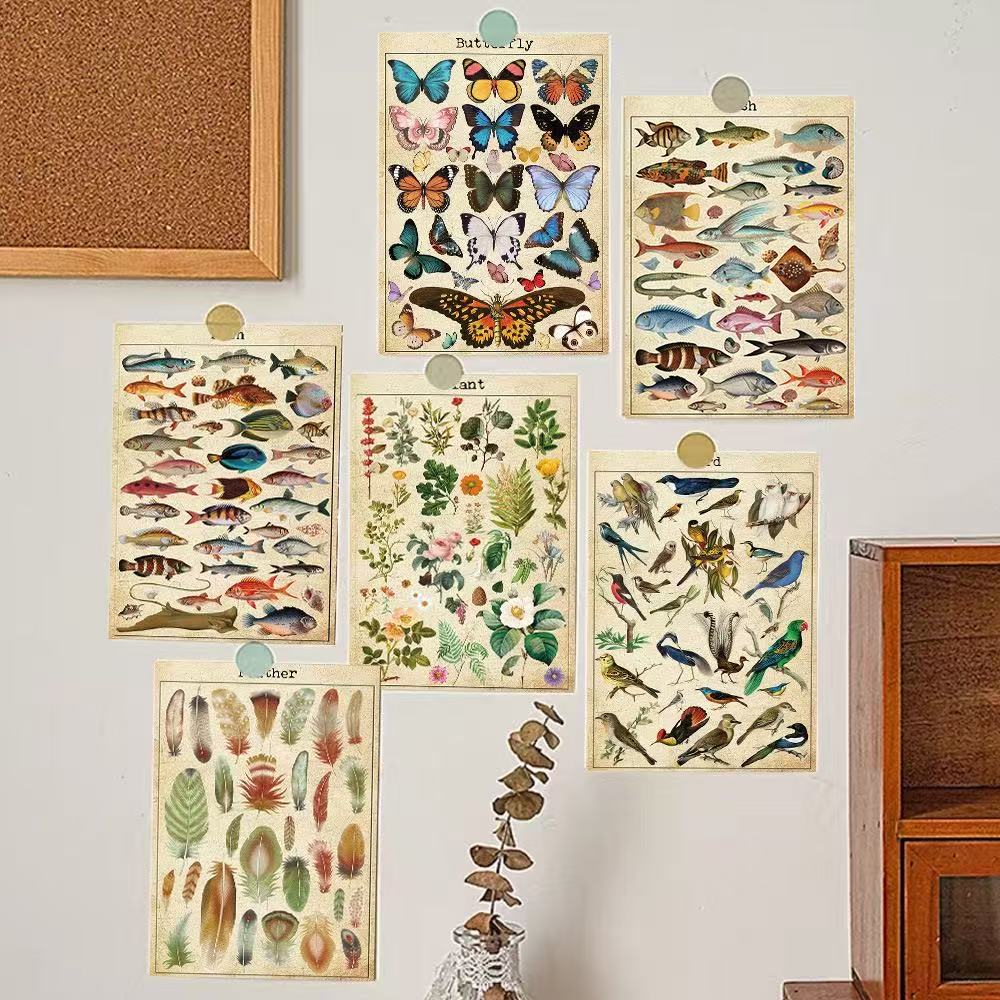 0527 Animal and Plant Postcard 10 pcs