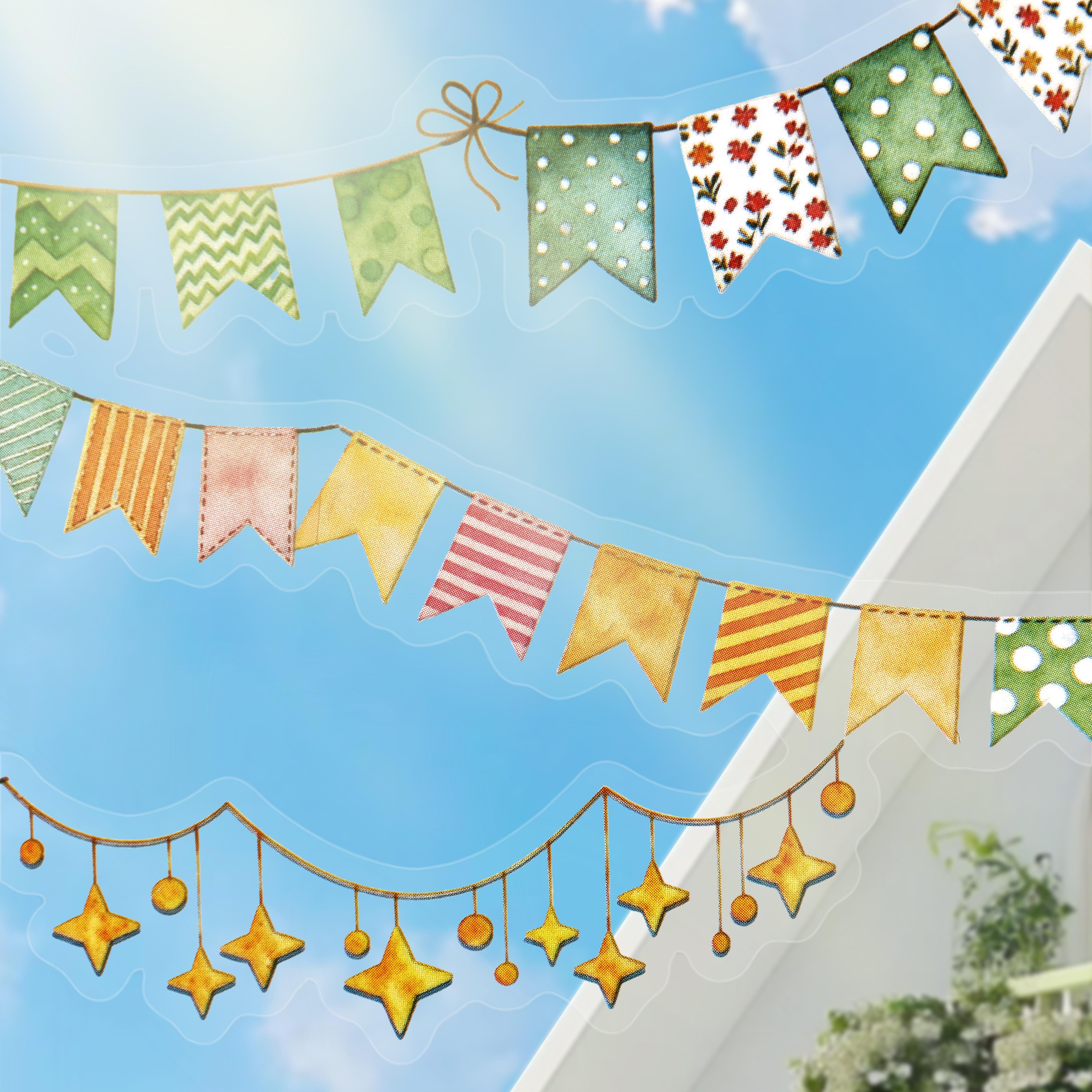 Colorful Flags PET Tape (6.5cm x 2m)